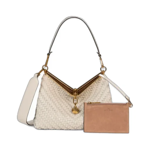 Medium Woven Vela Bag