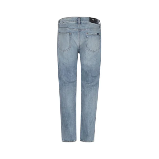Straight-Leg Denim Pants