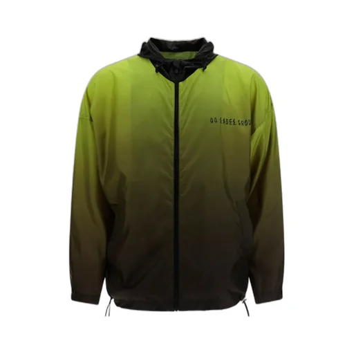 Logo-Print Zip-Up Hooded Jacket