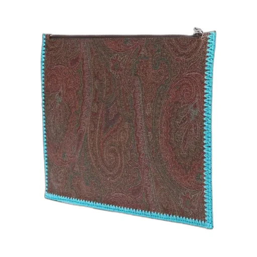 Paisley Printed Clutch