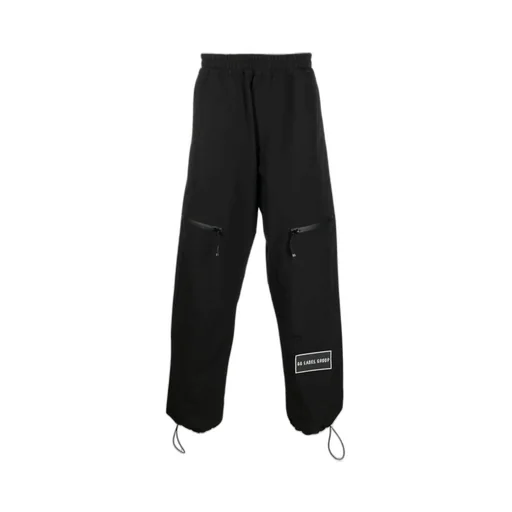 Logo Patch Straight-Leg Trousers