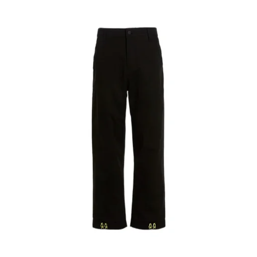 Logo-Embroidered Straight-Leg Trousers