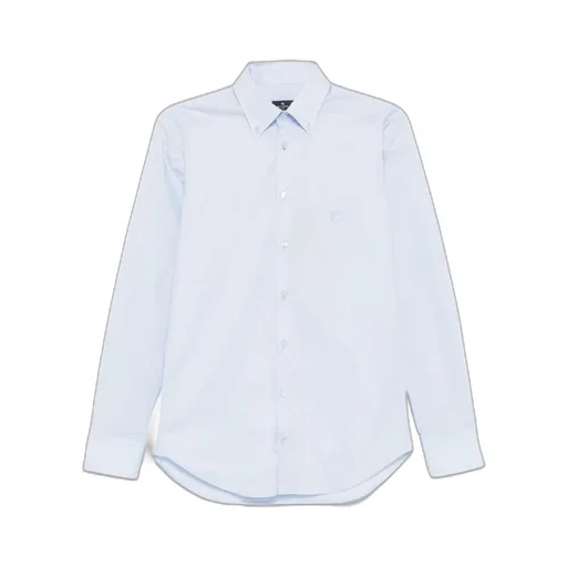 Plain-Coloured Button-Down Shirt