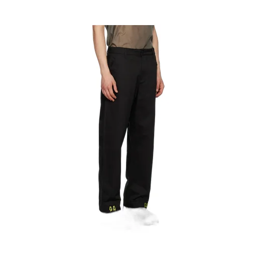 Logo-Embroidered Straight-Leg Trousers