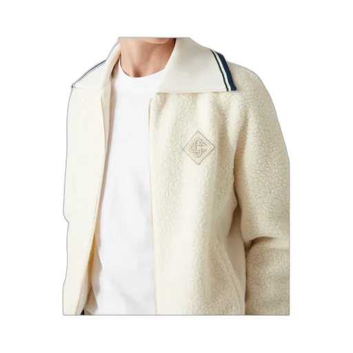 Long-Sleeved Cashmere Casual Jacket
