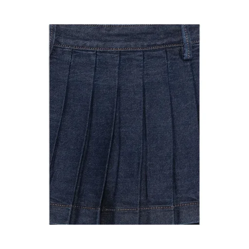 Pleated Half-Length Skirt