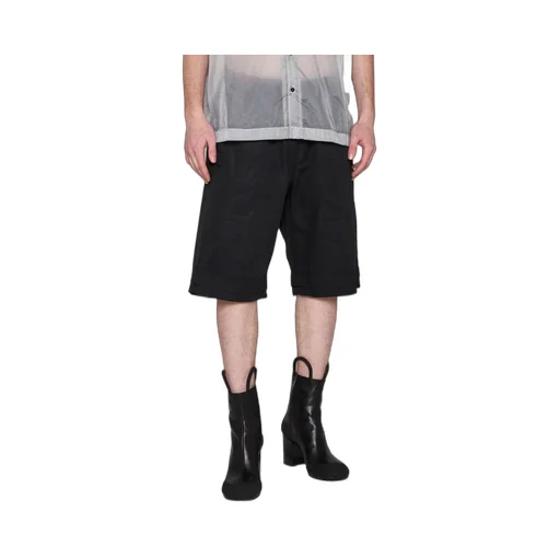 Embossed-Logo Knee-Length Shorts