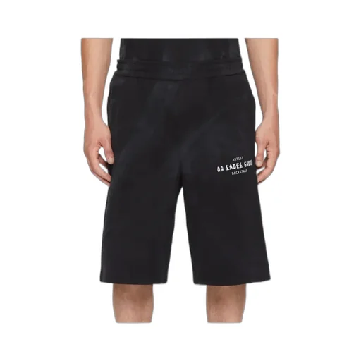 Logo-Print Faded-Effect Shorts