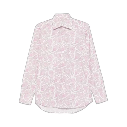 Paisley Printed Curved Hem Shirt