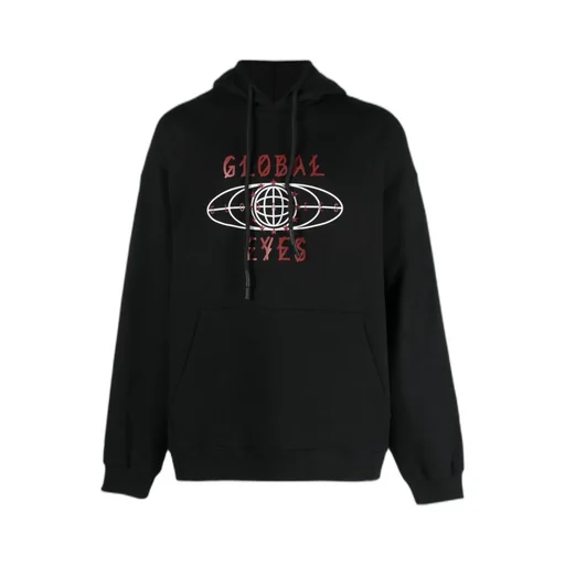 Graphic-Print Cotton Hoodie