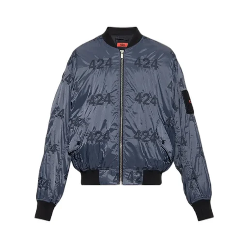 Reversible Emblem Bomber Jacket