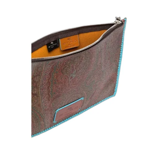 Paisley Printed Clutch