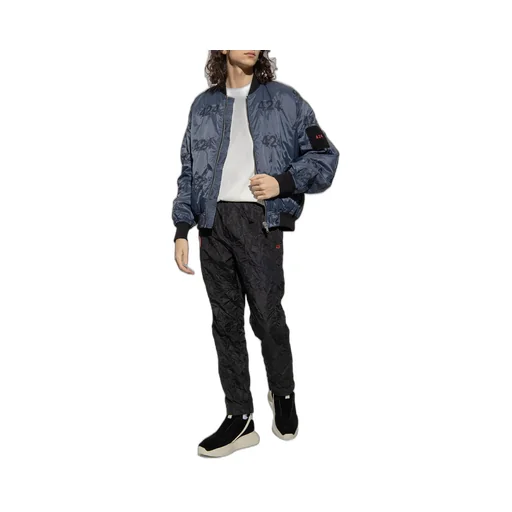 Reversible Emblem Bomber Jacket