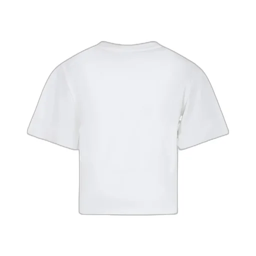 Logo-Embroidered Eyelet Crewneck T-Shirt