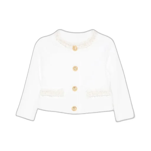 Buttoned Trim-Detail Jacket