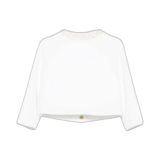 Buttoned Trim-Detail Jacket