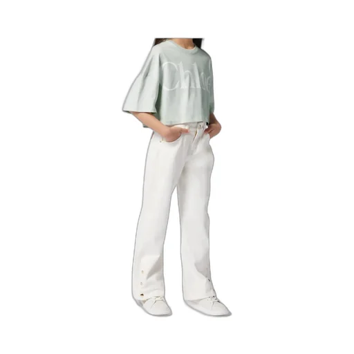 Cropped Jersey T-Shirt