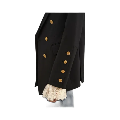 Double-Breasted Wool Blazer