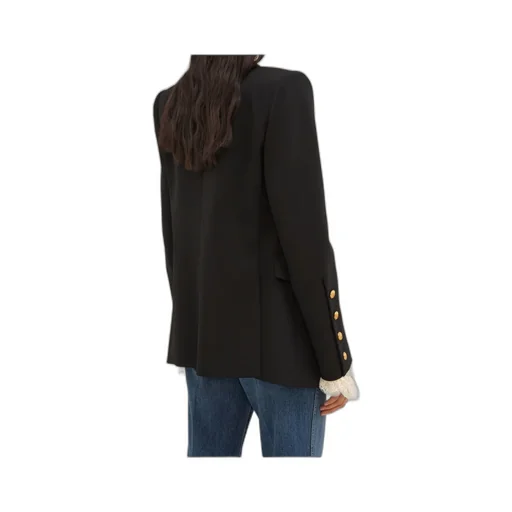 Double-Breasted Wool Blazer