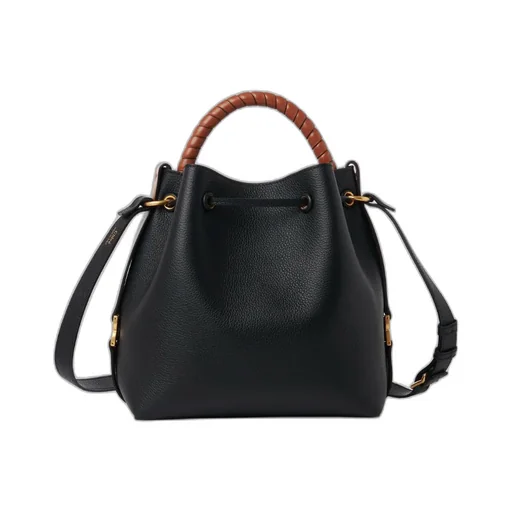 Marcie Drawstring Small Bucket Bag