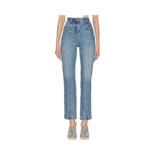 Logo Patch Denim Jeans