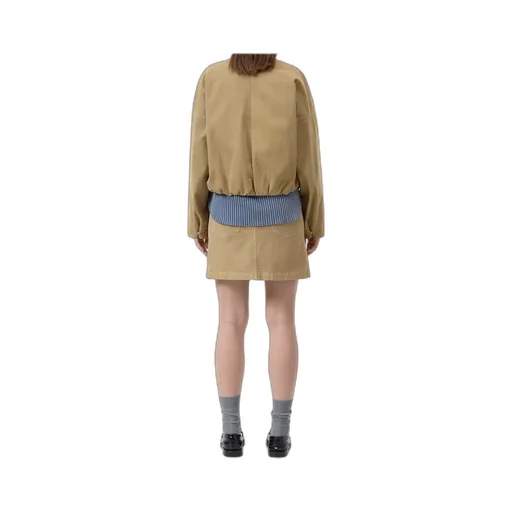 Flap-Pocket Cropped Jacket