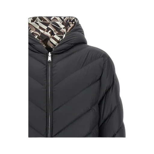 Quilted Hooded Reversible Down Jacket