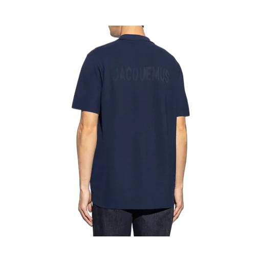Oversized Knit Polo Shirt
