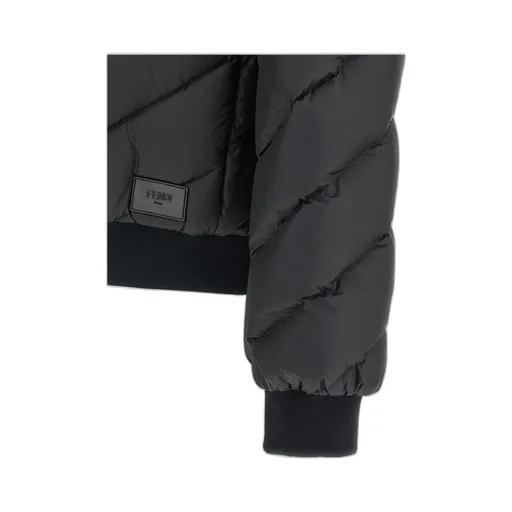 Quilted Hooded Reversible Down Jacket