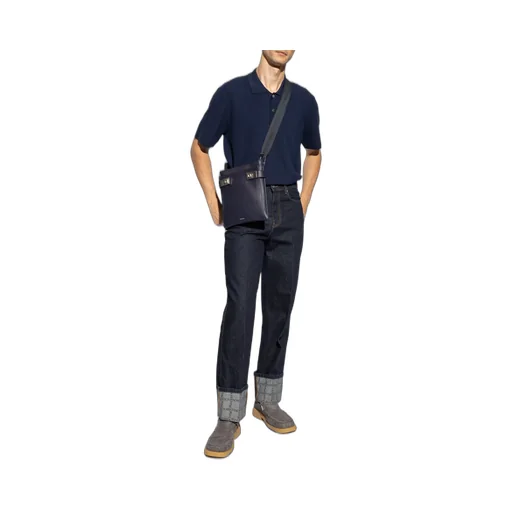 Oversized Knit Polo Shirt