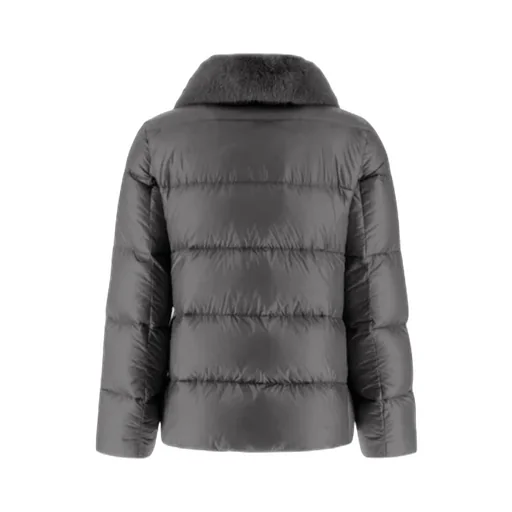 Faux-Fur Collar Padded Jacket