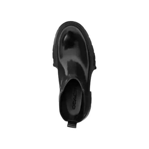 Lug-Sole Leather Chelsea Boots