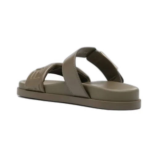 Buckle Embossed-Ff Sandals