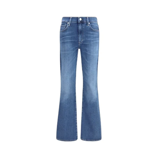 High-Waisted Flared Jeans