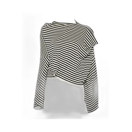 Asymmetrical Striped T-Shirt
