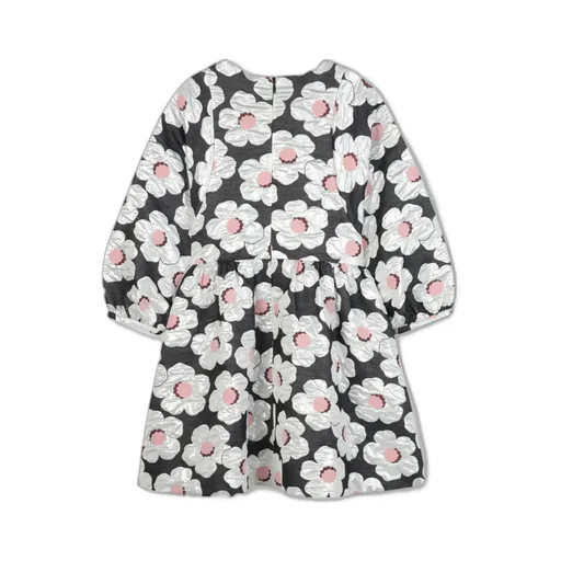 Floral-Print Long-Sleeve Dress