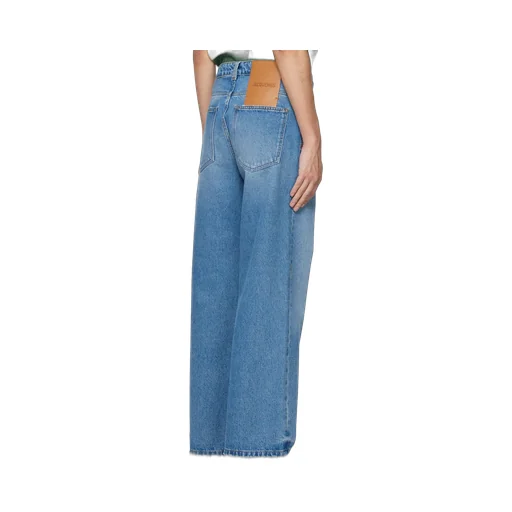Logo Patch Denim Trousers
