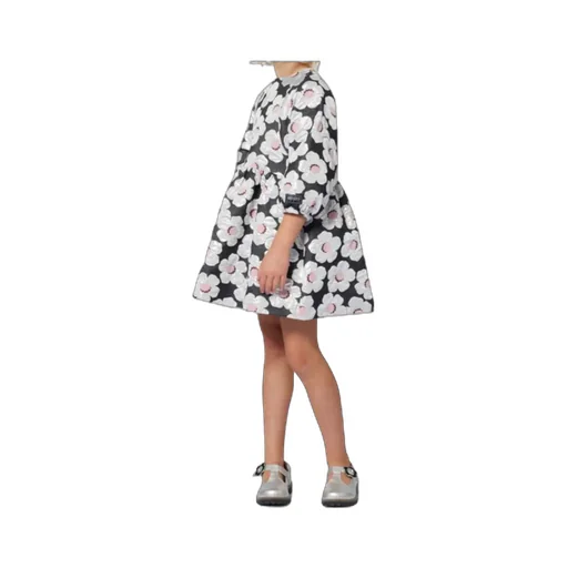 Floral-Print Long-Sleeve Dress