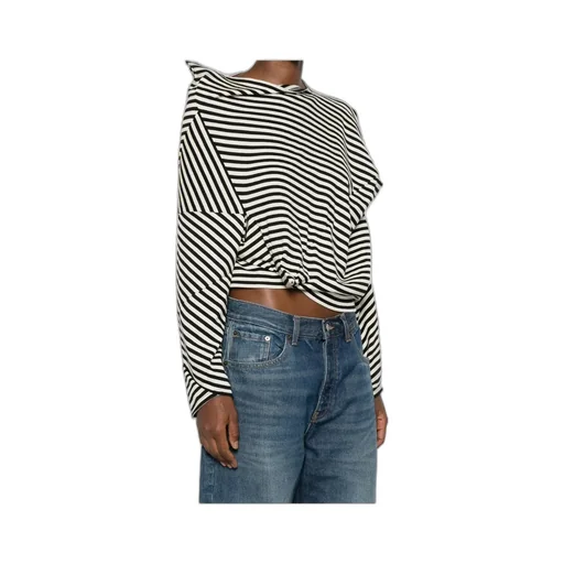 Asymmetrical Striped T-Shirt
