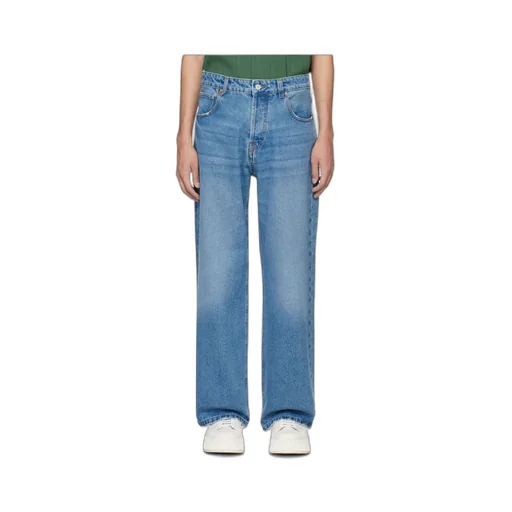 Logo Patch Denim Trousers
