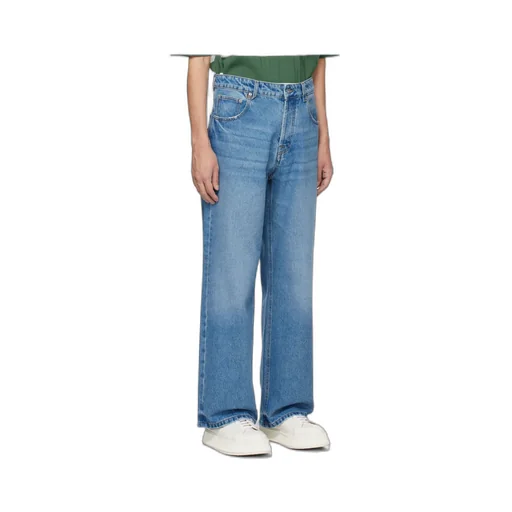 Logo Patch Denim Trousers
