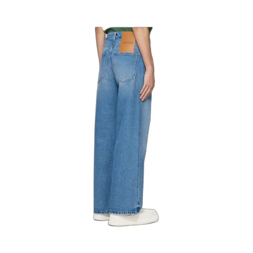 Logo Patch Denim Trousers