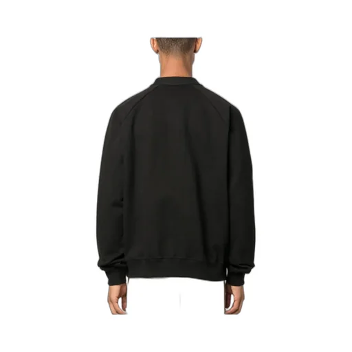 Logo-Embroidered V-Neck Buttoned Jacket