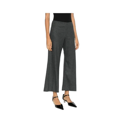 Flared Cropped Trousers