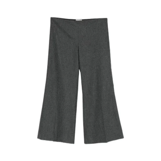 Flared Cropped Trousers