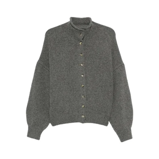 Nelya Long-Sleeved Ribbed Cardigan