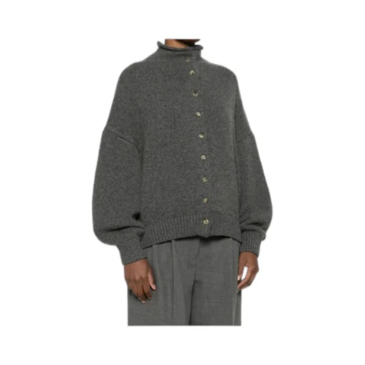 Nelya Long-Sleeved Ribbed Cardigan