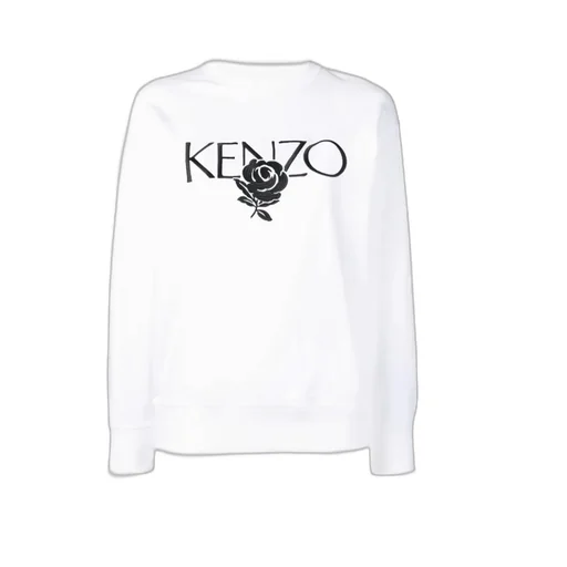 Embroidered Rose Logo Sweater
