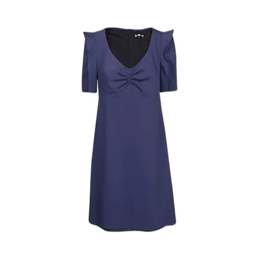 Ruched-Bust Mini Dress