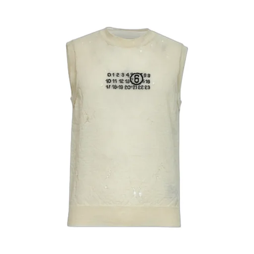 Distressed Knitted Vest
